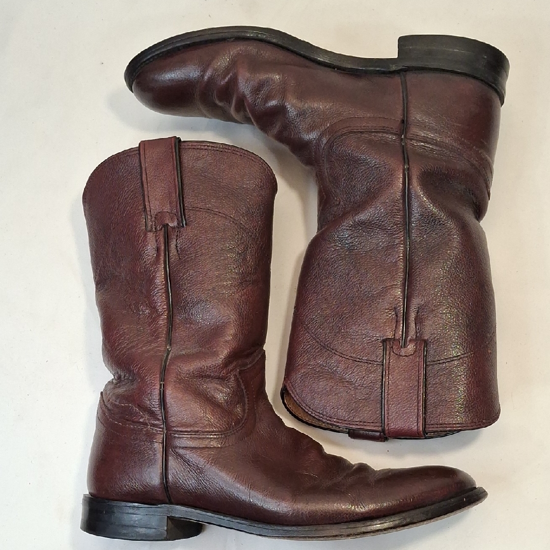 Justin Boots Mens Rich Brown Western Boots Justin Quality Justin Comfort